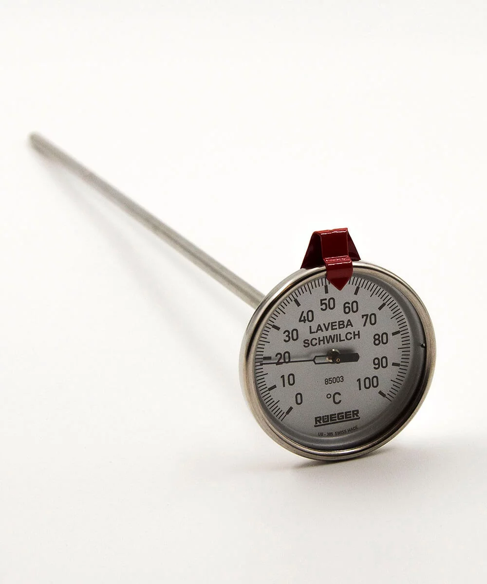 Mètre alcool avec thermomètre 0-100, 40 cm – LAVEBA Online-Shop