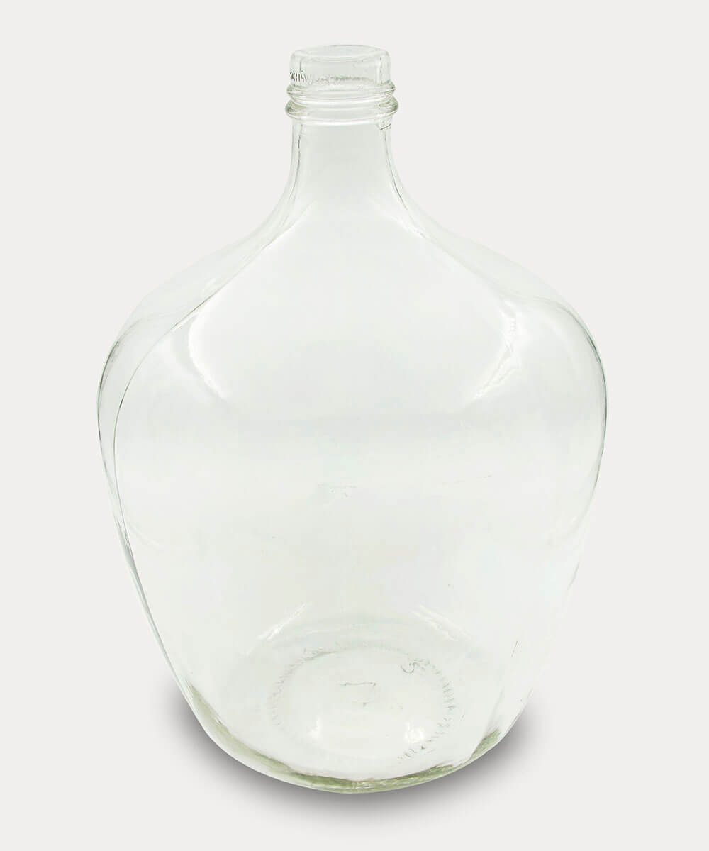 2 Stück 5L Weinballon Glasballon Glasflasche Flasche Bügel/Schraubverschluss 